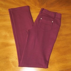 Robertson LA Convertible Burgundy Pants 4 Stretch